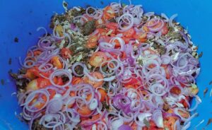 Moringa Salad ready for consumption